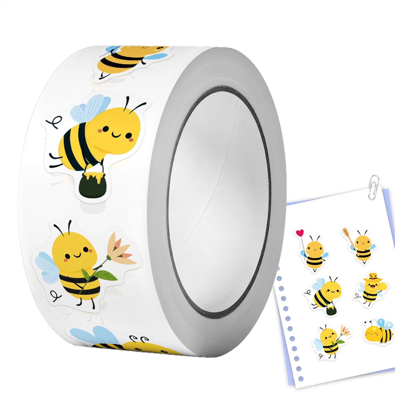 Sticker Label Roll - Stiker Lebah Kecil Gulungan Stiker Lebah