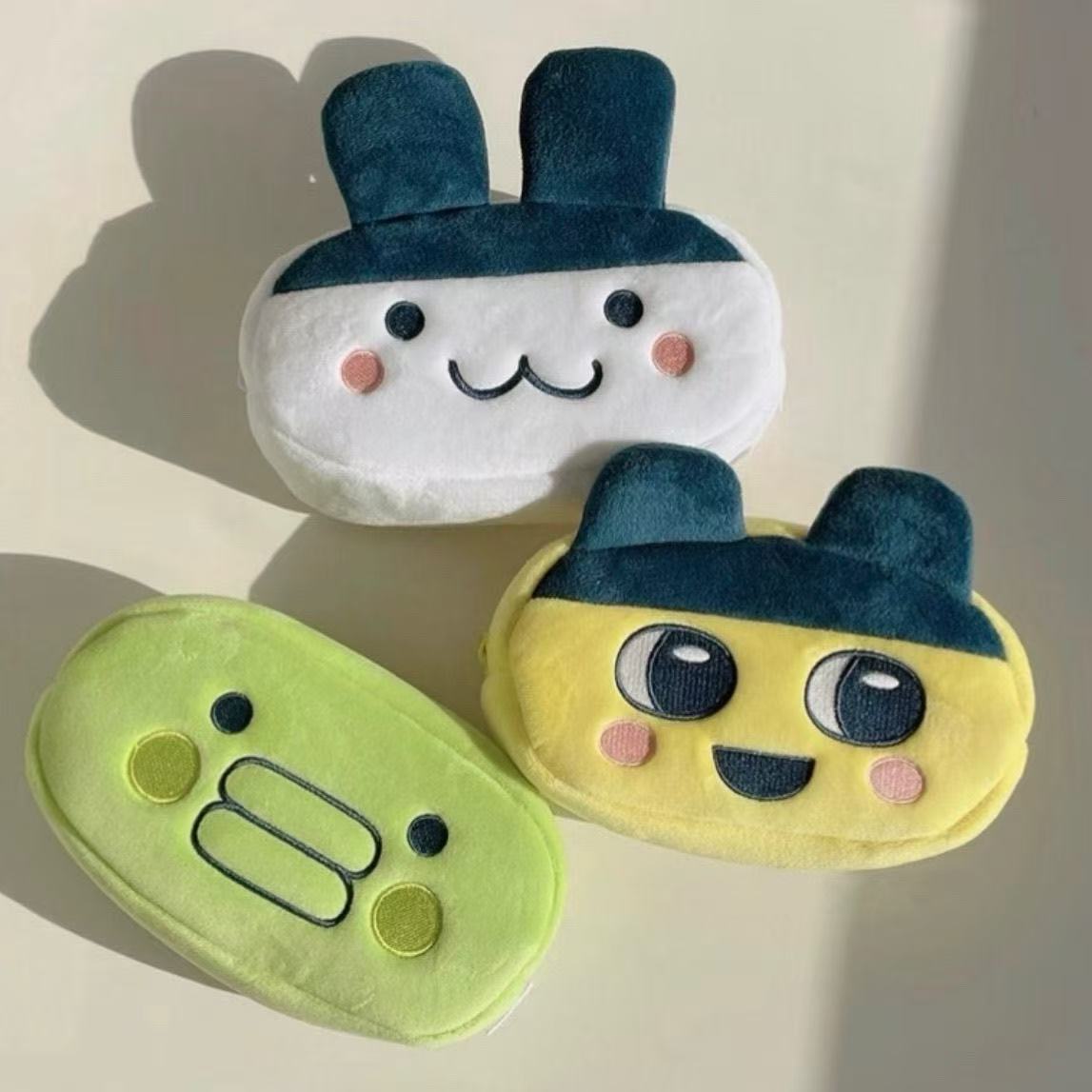 Pencil Case Large - Kotak Pensil Plush Tamagotchi Lucu Retro