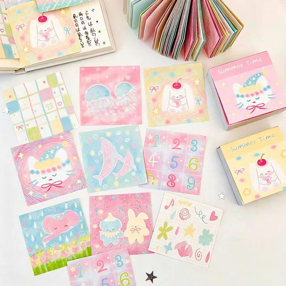 Graph Paper Pad - 120 Lembar Buku Memo Mini Lucu