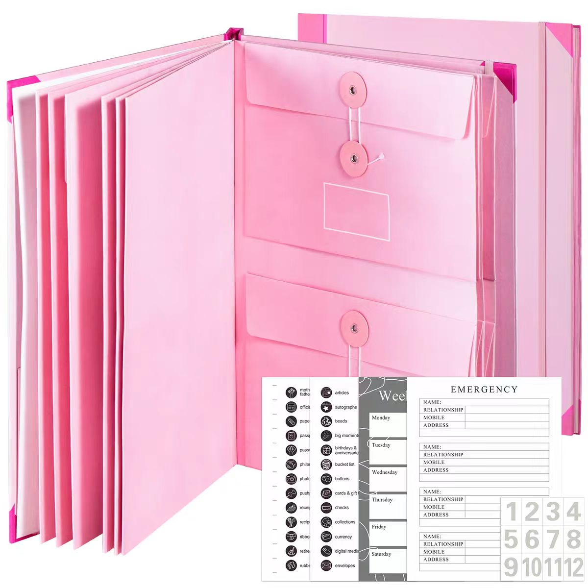 Portfolio Folder Zip - Folder File Baru Dengan Label, Organizer