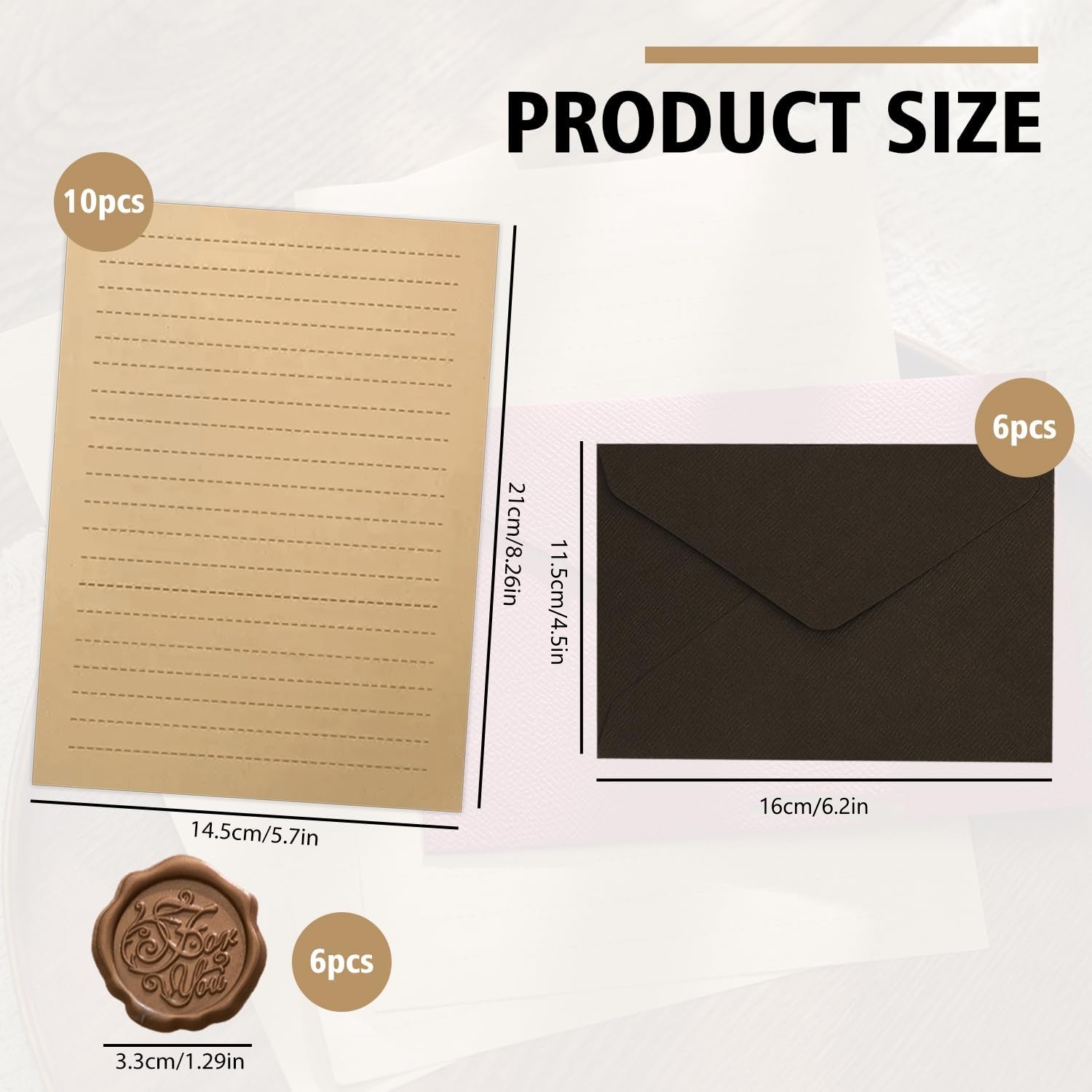 22 Buah Set Kertas Tulis Antik - Letter Envelope Kraft ulasan dan harga