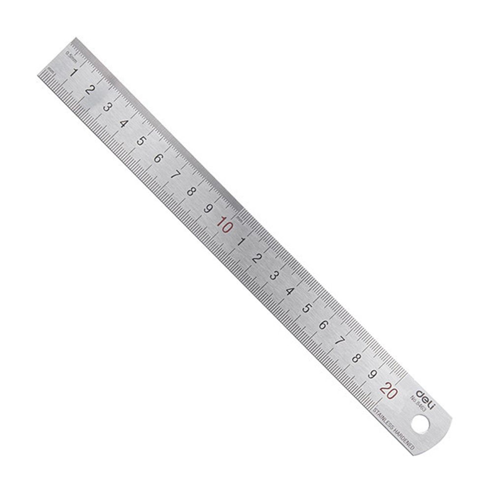 Deli 20cm penggaris lurus loga - Stationery And Office Supply Stores ulasan dan harga