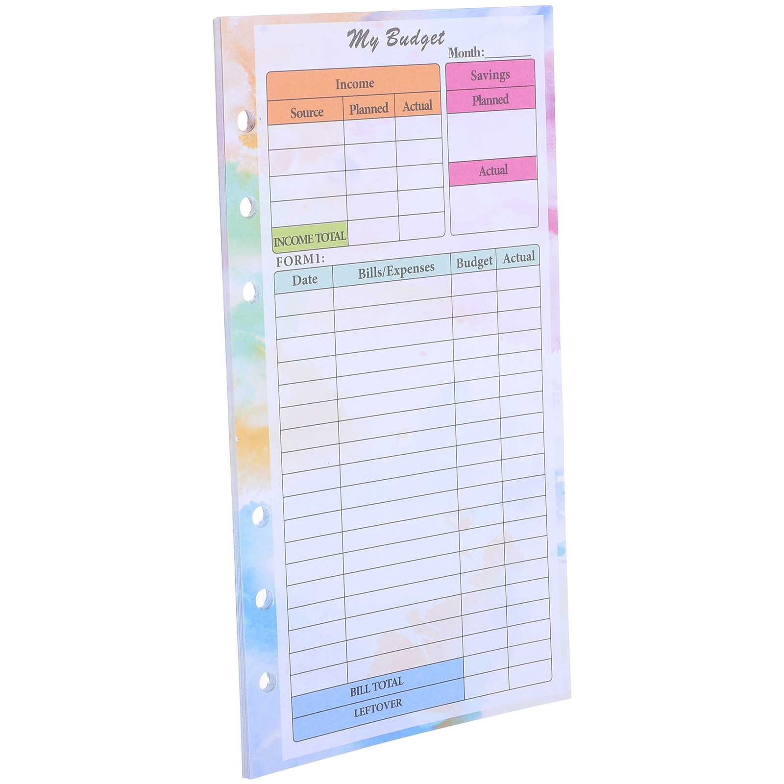 14 Lembar Buku Catatan Budget  - Planner Weekly Budget ulasan dan harga