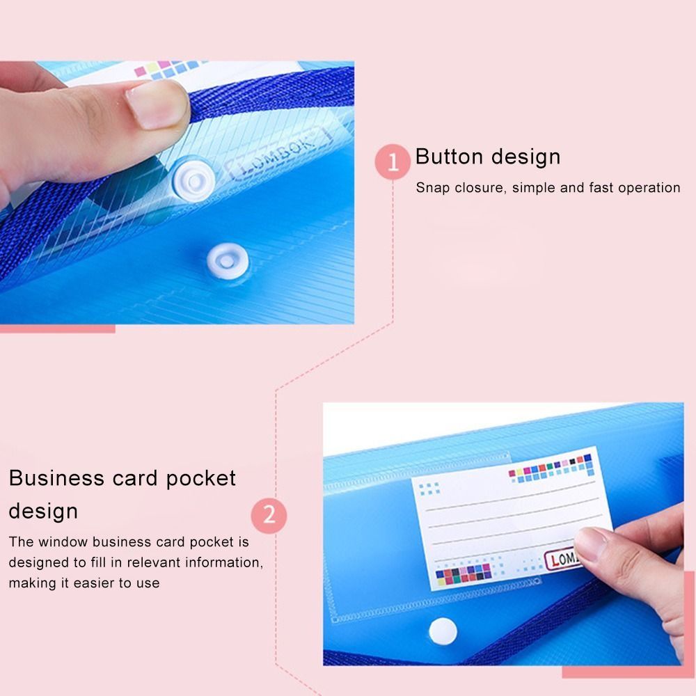 1-10 Buah Folder File Tombol J - Office Stationery And Supply ulasan dan harga