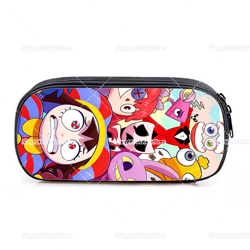 Tas Pena Gambar Pola Sirkus Me - Pencil Case Large ulasan dan harga