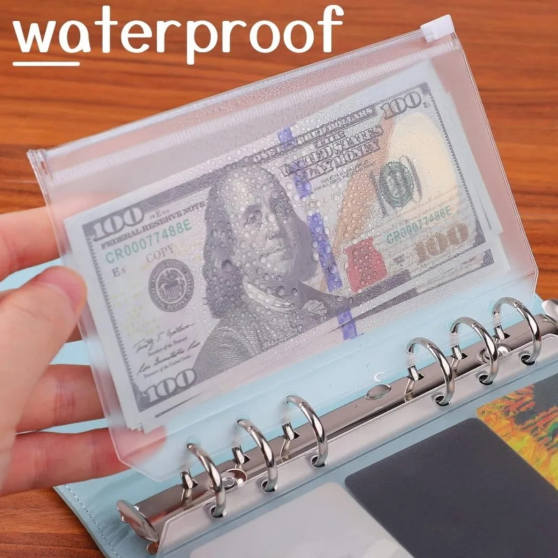 8PCS Kantong Binder PVC Baru u - Portfolio Folder Zip ulasan dan harga
