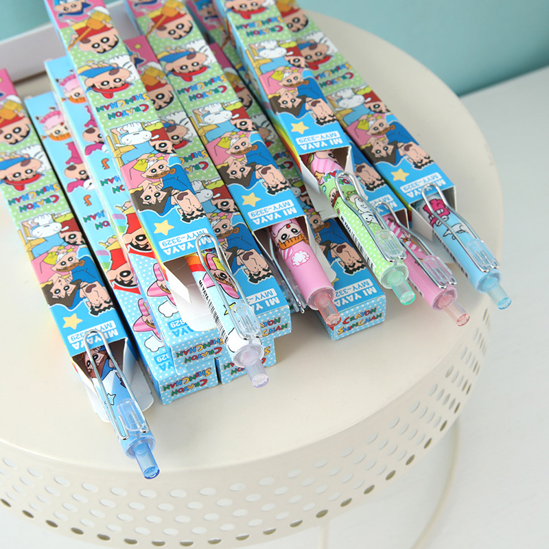 6Pcs Pena Gel Kartun Crayon Sh - Office Stationery And Supply ulasan dan harga