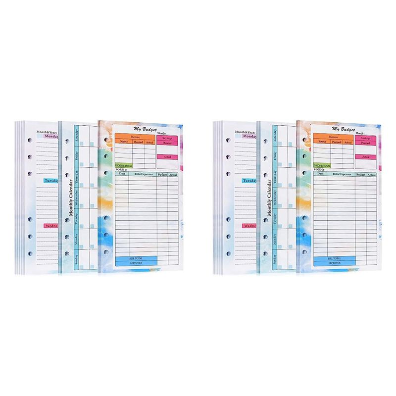 N36R-2 Set A6 Isi Ulang Perenc - Planner Weekly Budget ulasan dan harga